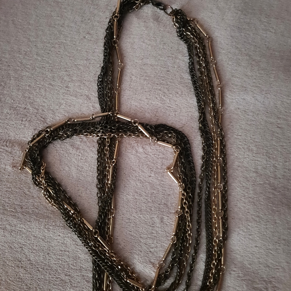 Multi Chain Necklace - Picture 6 of 9